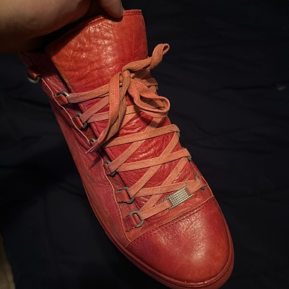 Real balenciagas all red good condition